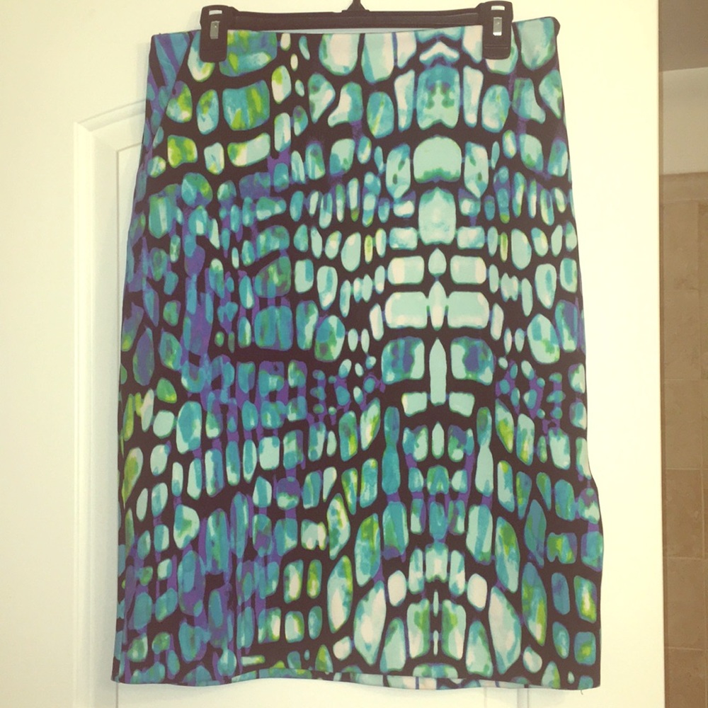 High waisted, super soft colorful pencil skirt